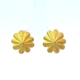 Tiffany & Co. Schlumberger 18KT Yellow Gold Scalloped Stud Earrings - KFK, Inc.