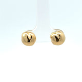 Tiffany Elsa Peretti 18K Yellow Gold Stud Earrings - KFK, Inc.