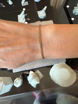 Vintage 14KT Rose Gold Curb Chain Bracelet - KFK, Inc.
