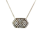 Vintage 14KT White Gold 1.80CT Diamond Pendant Necklace - KFK, Inc.