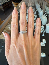 Vintage 14KT White Gold .88CT Diamond Ring - KFK, Inc.