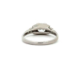 Vintage 14KT White Gold .88CT Diamond Ring - KFK, Inc.
