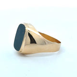Vintage 14KT Yellow Gold Bloodstone Signet Ring - KFK, Inc.