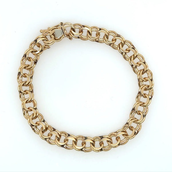 Vintage 14KT Yellow Gold Charm Bracelet - KFK, Inc.