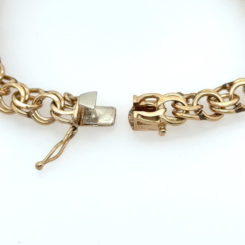 Vintage 14KT Yellow Gold Charm Bracelet - KFK, Inc.
