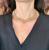 Vintage 14KT Yellow Gold Collar Necklace - KFK, Inc.