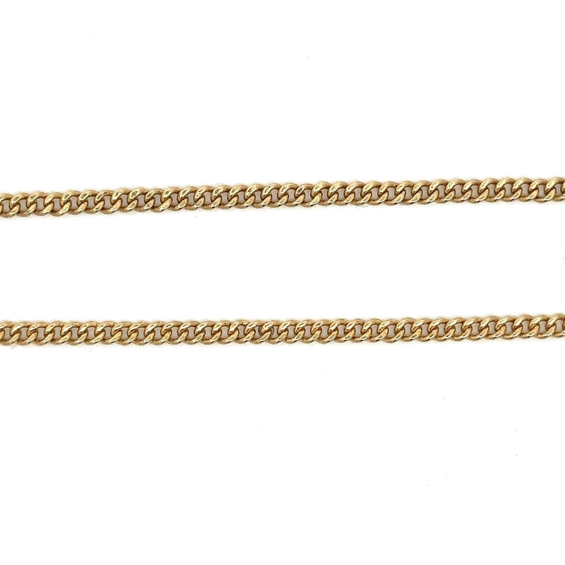 Vintage 14KT Yellow Gold Curb Chain, 25.5" Inches - KFK, Inc.