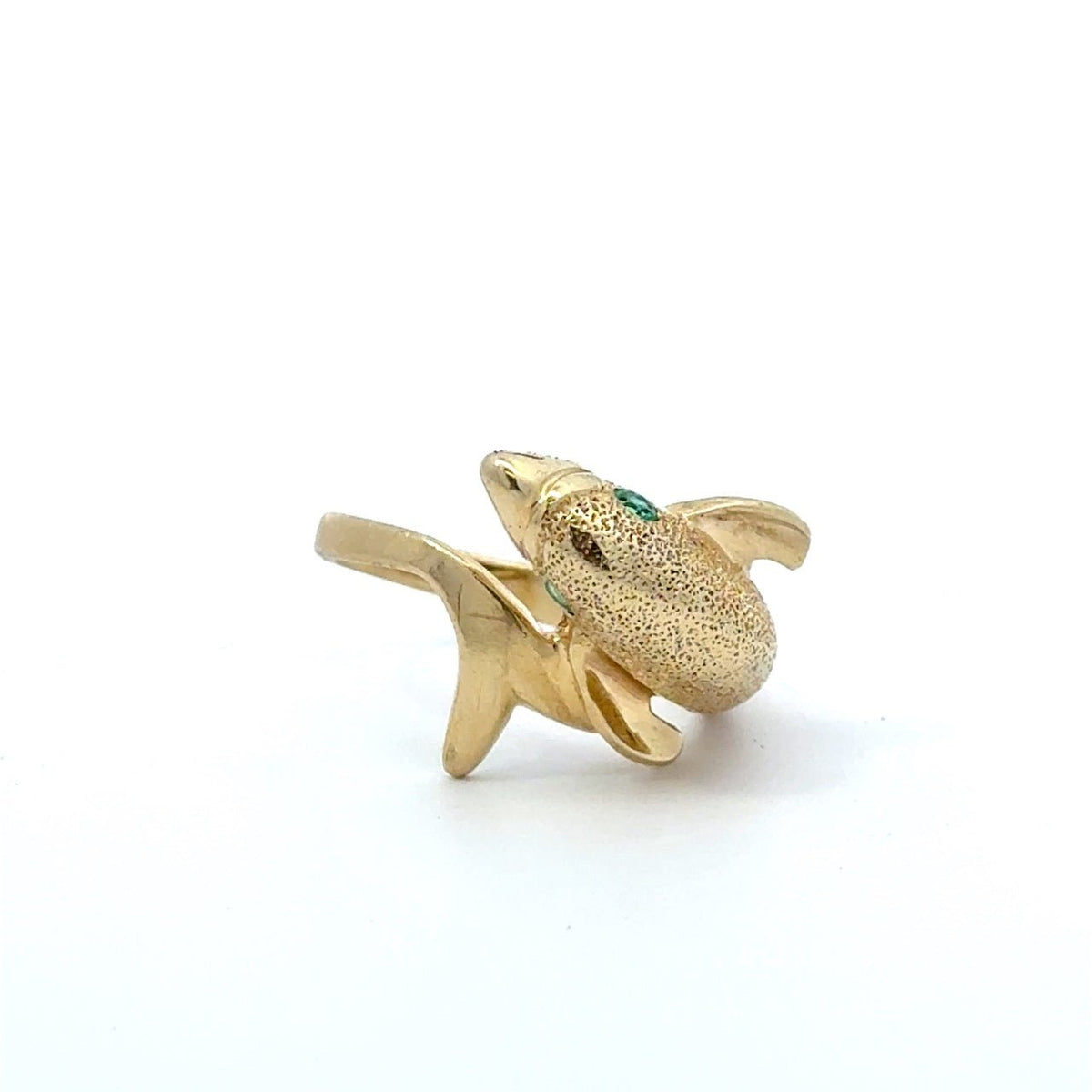 Vintage 14KT Yellow Gold Dolphin Ring – KFK, Inc.