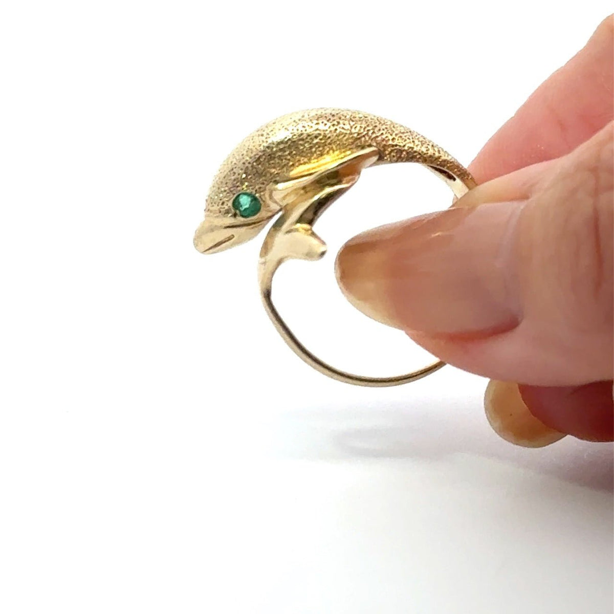 Vintage 14KT Yellow Gold Dolphin Ring – KFK, Inc.