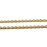 Vintage 14KT Yellow Gold Flat Link Chain, 20 Inches - KFK, Inc.
