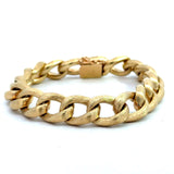 Vintage 14KT Yellow Gold Oval Link Bracelet - KFK, Inc.