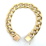 Vintage 14KT Yellow Gold Oval Link Bracelet - KFK, Inc.