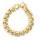 Vintage 14KT Yellow Gold Oval Link Bracelet - KFK, Inc.