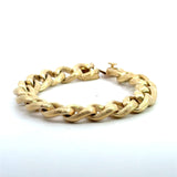 Vintage 14KT Yellow Gold Oval Link Bracelet - KFK, Inc.