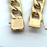 Vintage 14KT Yellow Gold Oval Link Bracelet - KFK, Inc.