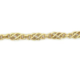 Vintage 18KT Yellow Gold Love Knot Bracelet - KFK, Inc.