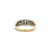 Vintage 1930's 14KT Gold Old Mine - Cut Diamond Band - KFK, Inc.
