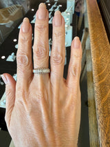 Vintage 1930's 14KT Gold Old Mine - Cut Diamond Band - KFK, Inc.