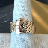 Vintage 1930's Retro 14K Gold Flexible Buckle Ring - KFK, Inc.
