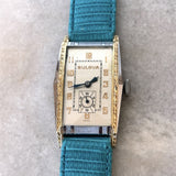 Vintage 1940's Bulova Watch, Stainless and 14KT Yellow Gold - Filled - KFK, Inc.