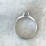Vintage 1950's .71CT Platinum Diamond Ring - KFK, Inc.