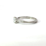 Vintage 1950's .71CT Platinum Diamond Ring - KFK, Inc.