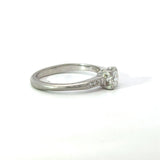 Vintage 1950's .71CT Platinum Diamond Ring - KFK, Inc.