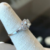 Vintage 1950's Platinum 1.04CT Art Deco Diamond Ring - KFK, Inc.