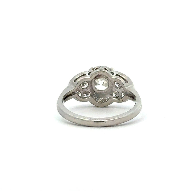 Vintage 1950's Platinum 2.59CT Diamond RIng - KFK, Inc.