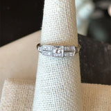 Vintage .1930s 40CT Diamond Ring in Platinum and 14KT Gold KFK Jewelers Los Angeles