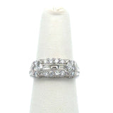 Vintage Platinum 1.05CT Round and Baguette Diamond Ring - KFK, Inc.