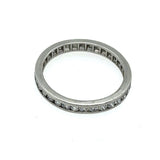 Vintage 1950's Platinum .50CT Channel - Set Diamond Eternity Band, size 5.5 - KFK, Jewelers Los Angeles