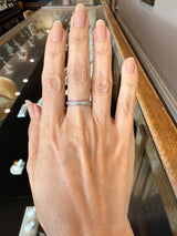 Vintage 1950's Platinum .50CT Channel - Set Diamond Eternity Band, size 5.5 - KFK, Jewelers Los Angeles