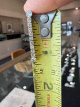 Vintage Platinum Diamond Drop Earrings - KFK, Inc.