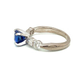 1.4CT Blue Sapphire and Diamond Ring - KFKJewelers