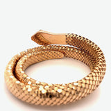 1940's 18KT Rose Gold Snake Wrap Bracelet - KFKJewelers