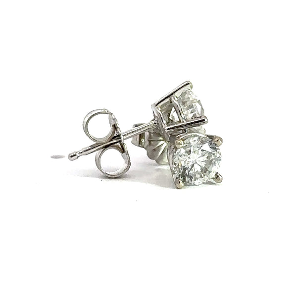 1CT Diamond Stud Earrings - KFK, Inc.