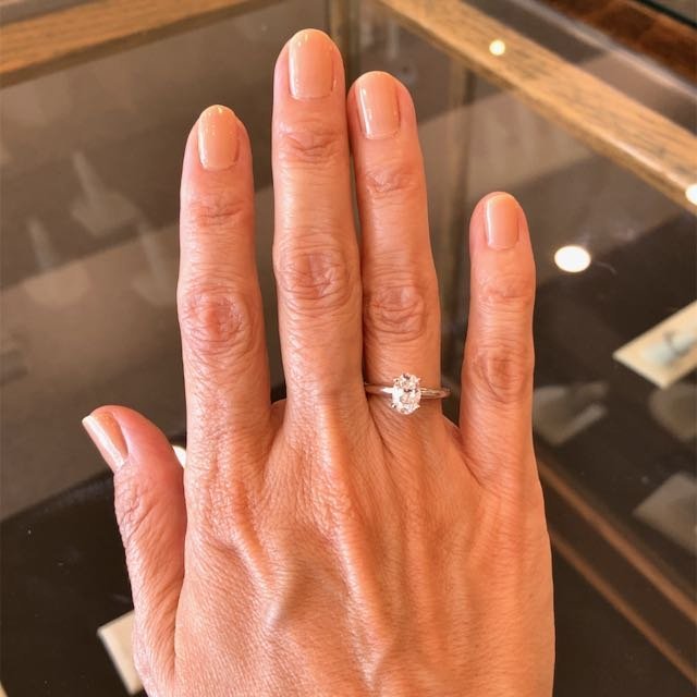 1ct oval diamond Clearance