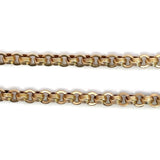 Antique 14KT Yellow Gold Rolo Chain with T-Bar, 23" Inches - KFK, Inc.