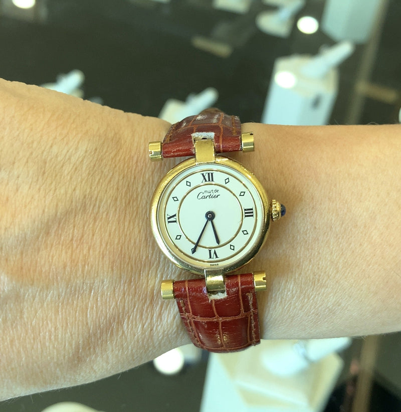 Cartier Must de Vendome Vermeil Watch - KFKJewelers