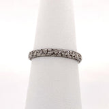 Platinum Floral Engraved Band, Dated 1926 - KFKJewelers