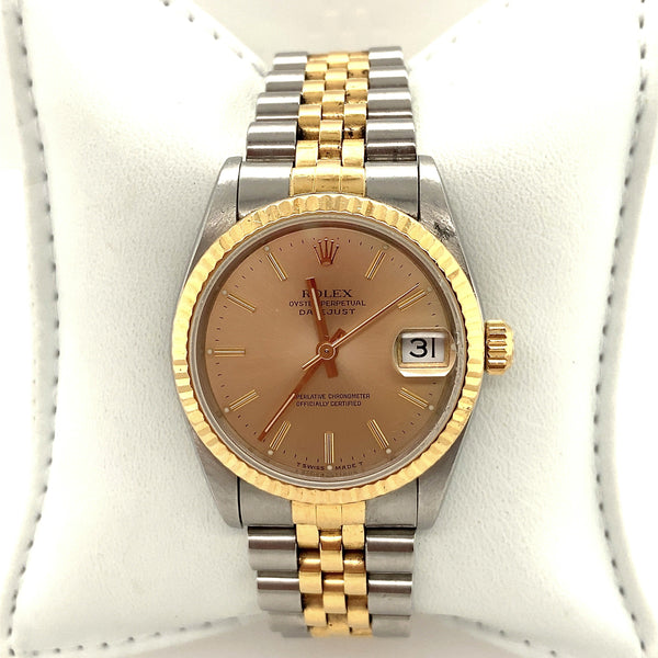 Rolex Two Tone Midsize Datejust watch KFK Inc