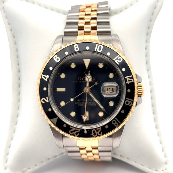 Rolex gmt master gold hotsell and steel