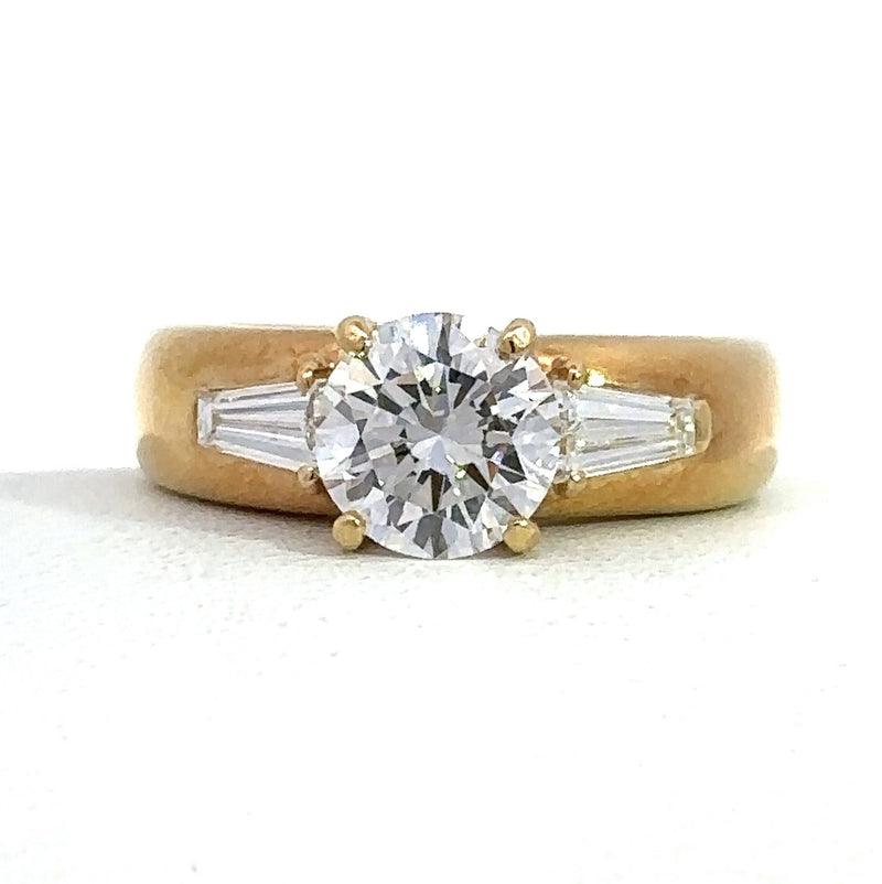 Van Cleef & Arpels "La Moderne" 1.94CT Diamond Ring, 18KT Yellow Gold - KFK, Inc.