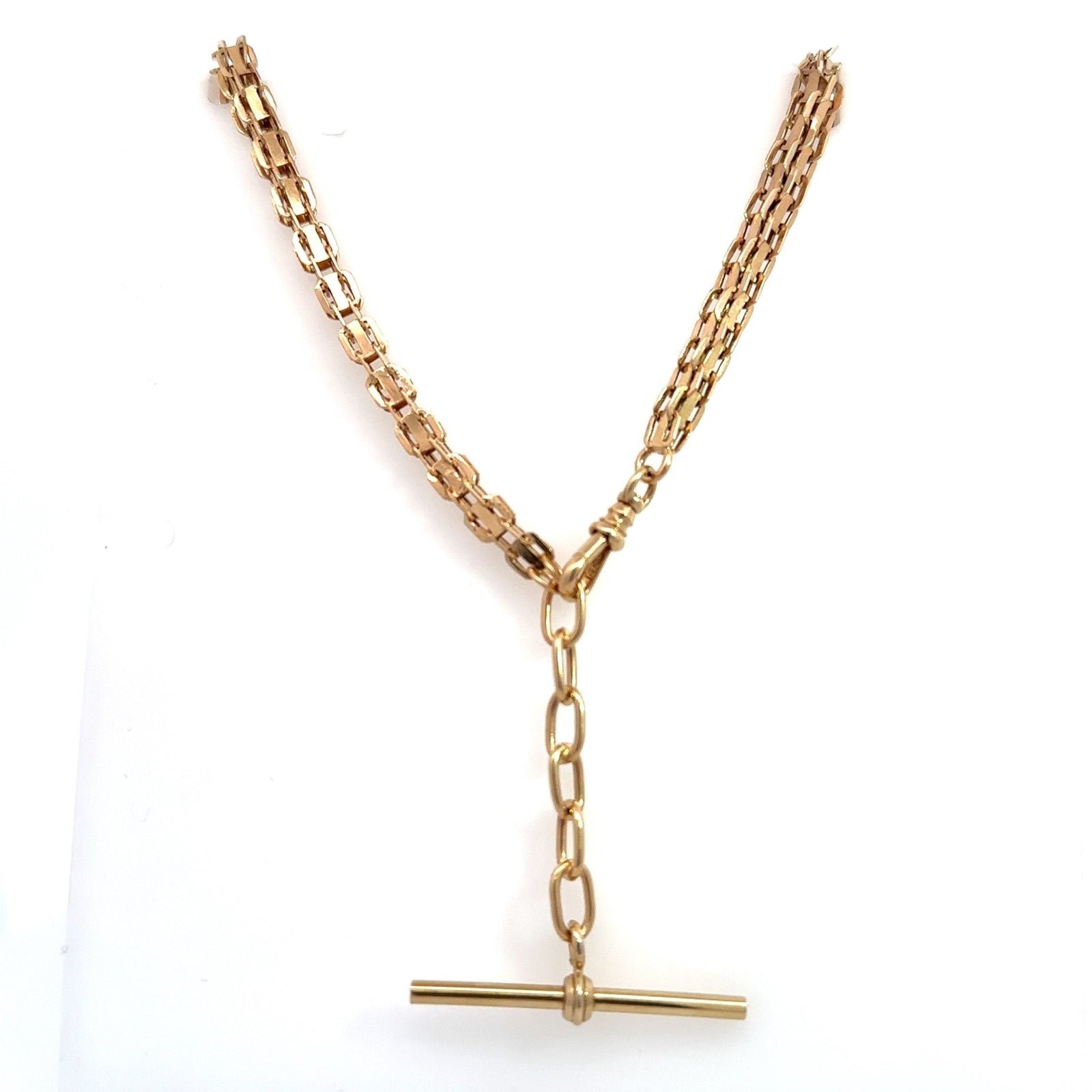 Victorian 14KT Yellow Gold Box Link Chain 26 Inches – KFK, Inc.