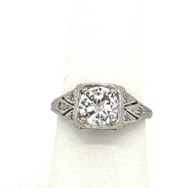 Vintage 1.08CT Old-European Cut Diamond Ring - KFKJewelers