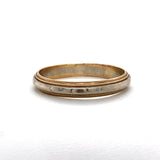 Vintage 14KT White and Yellow Gold Band - KFKJewelers