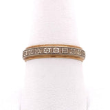 Vintage 14KT Yellow and White Gold Band - KFKJewelers