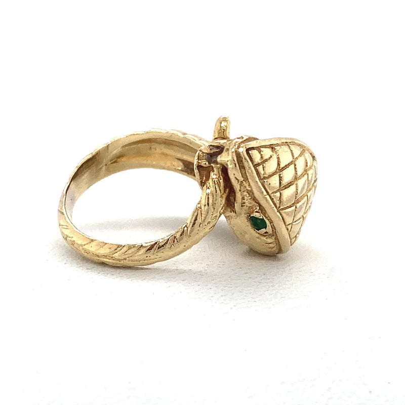 Vintage 18KT Gold Snake Ring - KFKJewelers
