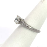 Vintage 1950's .90CT Diamond Platinum Engagement Ring - KFK, Inc.